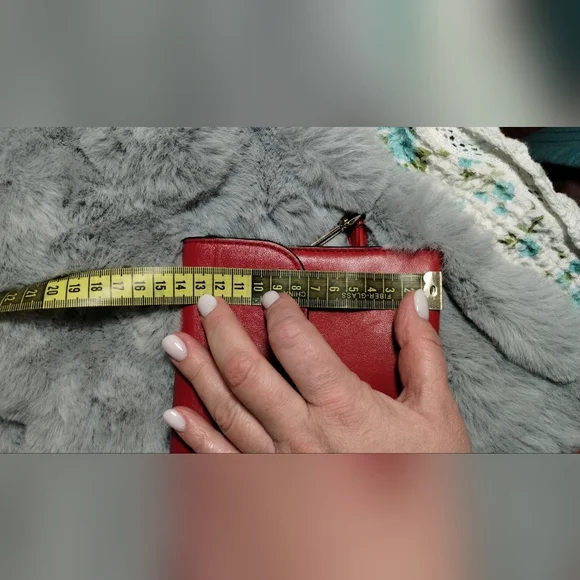 New! NWT THEORY Leather Clutch Pouch Crossbody Bag $375 - Picture 11 of 12